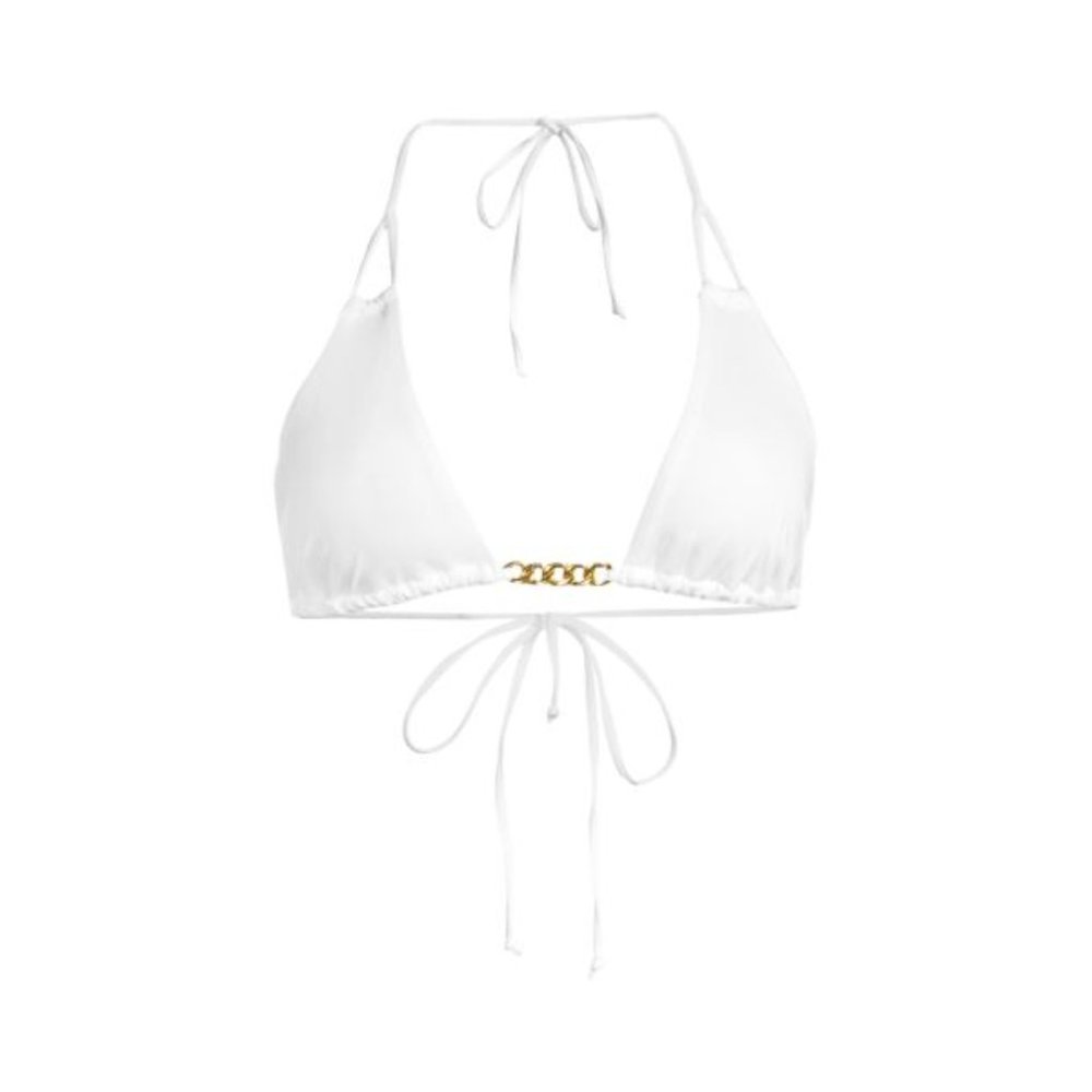 PQ x Vale Genta Chain Triangle Bikini Top S & M